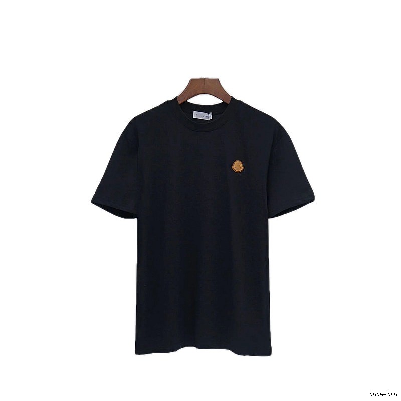 Moncler Classic Minimalist Style Black Short-sleeved T-shirt