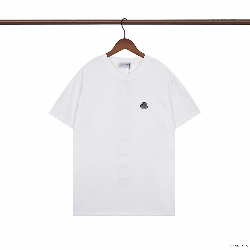 Moncler Classic Minimalist Style White Short-sleeve T-shirt