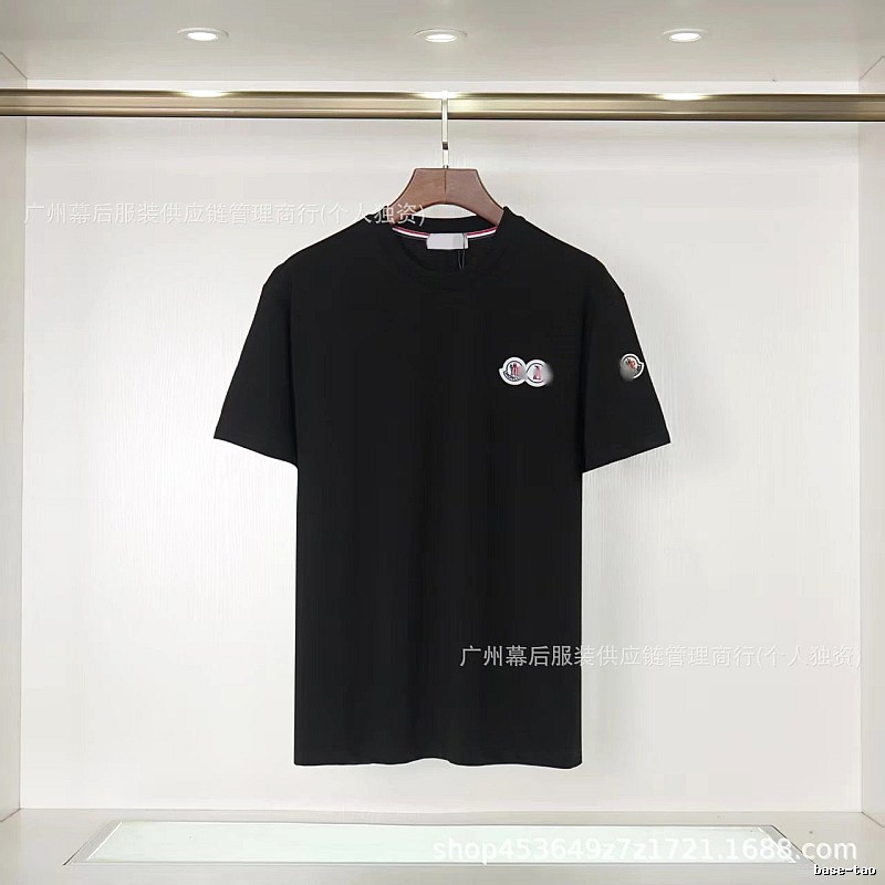 Moncler Co-branded Casual Style Black Short-sleeve T-shirt