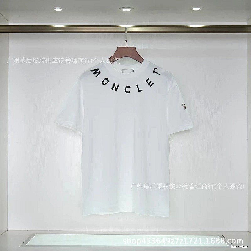 Moncler Graffiti Casual Style White Short-sleeve T-shirt