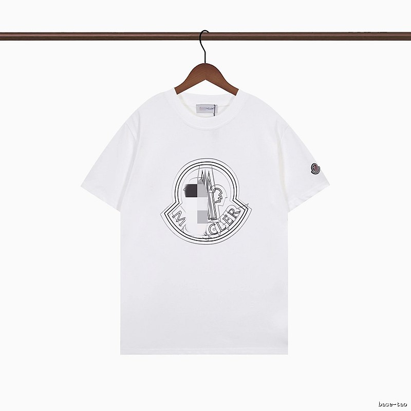Moncler Logo Collection Trendy Style White T-Shirt