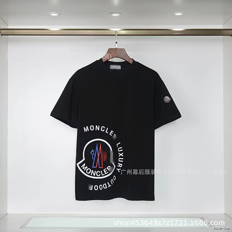 Moncler Outdoor Casual Style Black Short-sleeve T-shirt