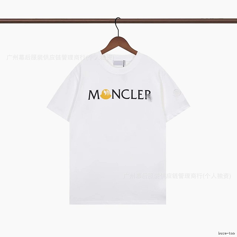 Moncler Printed Casual White Short-sleeve T-shirt