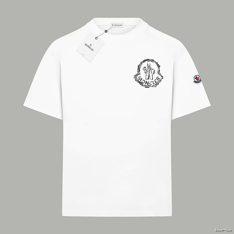 Moncler Printed Simple White T-shirt