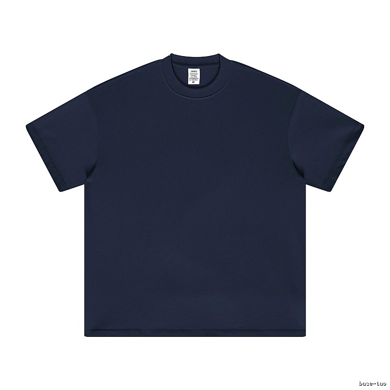 Monogram Plain white T-shirt Minimal White Short for Layered Styling