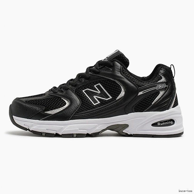 New Balance 530 retro style black shoes