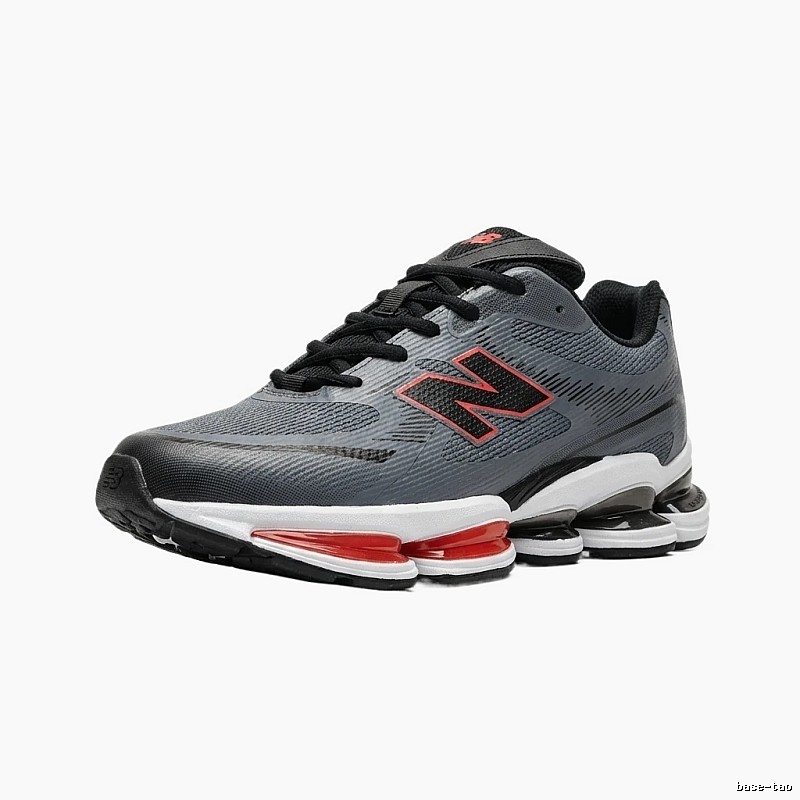 New Balance casual sports grey and red shoes