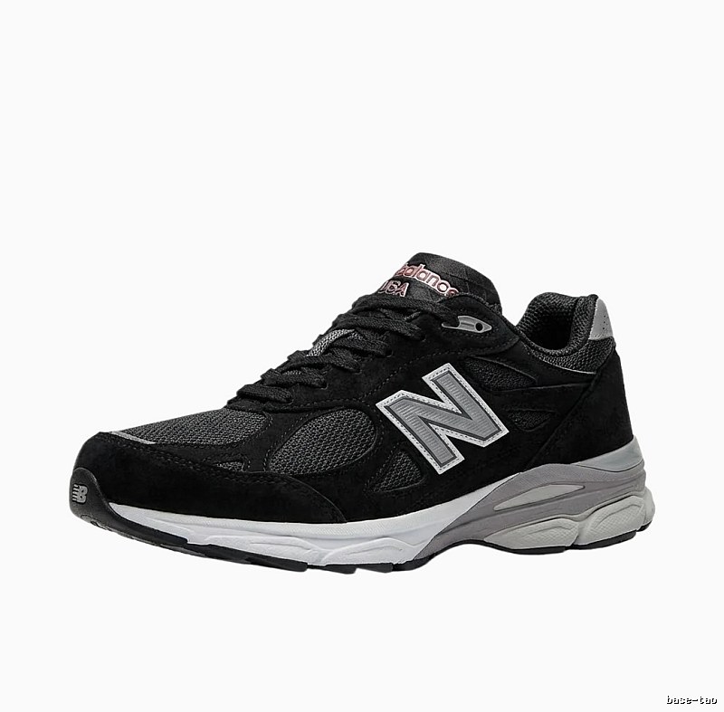 New Balance M990BS3 Black and Grey Retro Sports Shoes