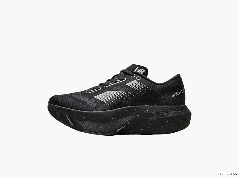 New Balance retro-style black running shoes