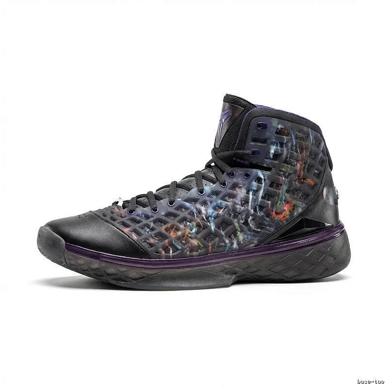 Nike Basketball Shoes Cool Black and Purple Style