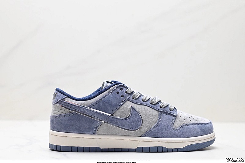 Nike Dunk Low Retro Style Blue-Gray Shoes
