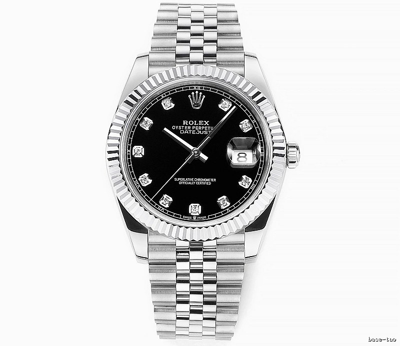 Occasion Rolex Datejust Automatic Watch - Silver And Black