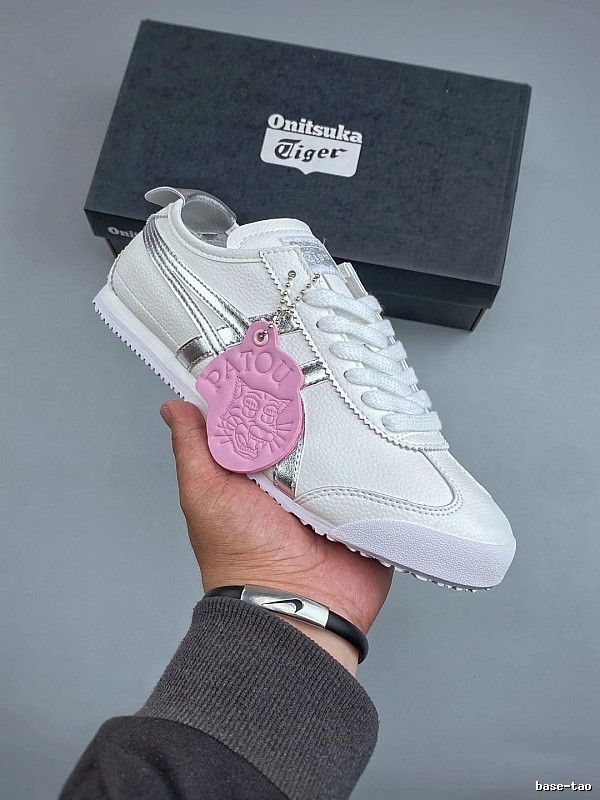 Onitsuka Tiger White Low-Top Sneakers, Clean Low Profile