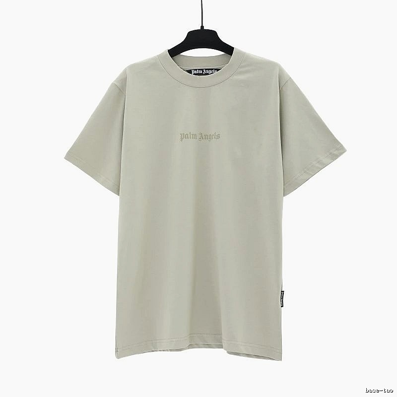 Palm Angels Logo Detail Logo T-shirt White Palm Tree with Relaxed Feel