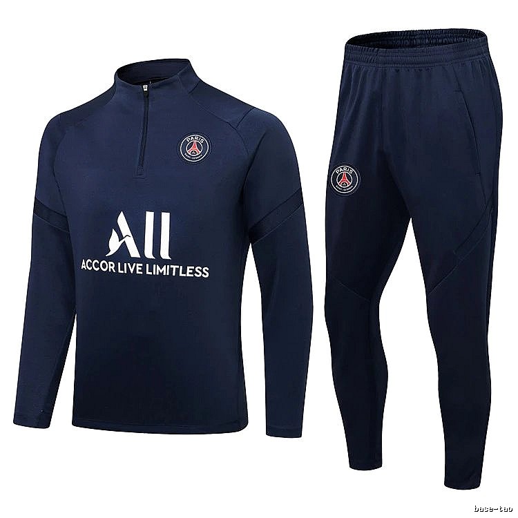 Paris Saint-Germain 2021-22 Royal Blue Training Tracksuit Set Gift Ready
