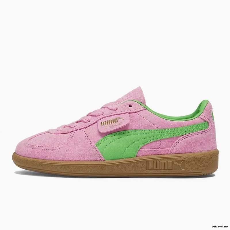 PUMA Classic Powder Green Color - Blocking Sneakers