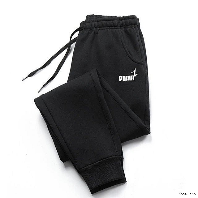 Puma Travel Sweatpants Black Drawstring Sweatpants with Modern Look
