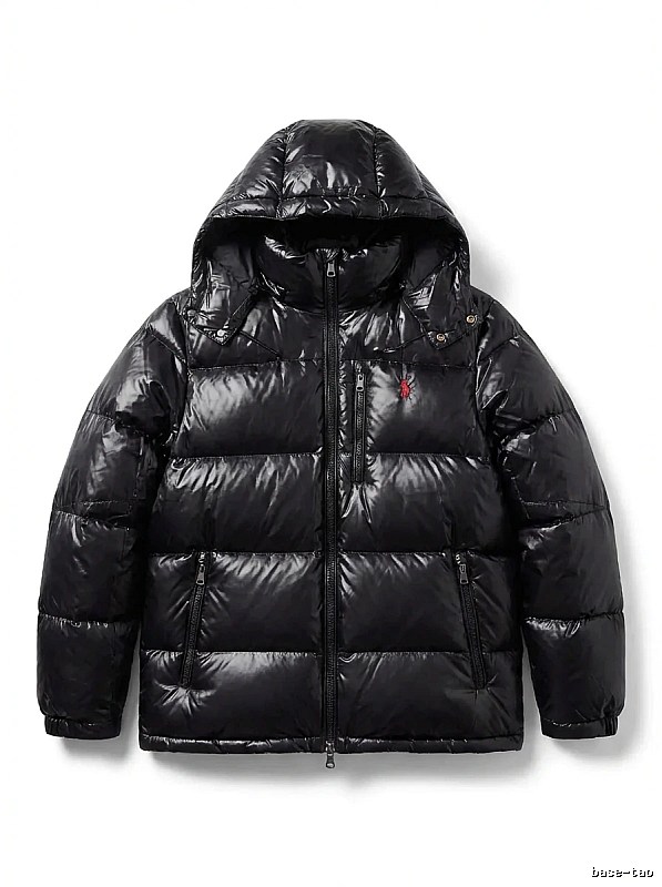 Ralph Lauren black trendy brand down jacket