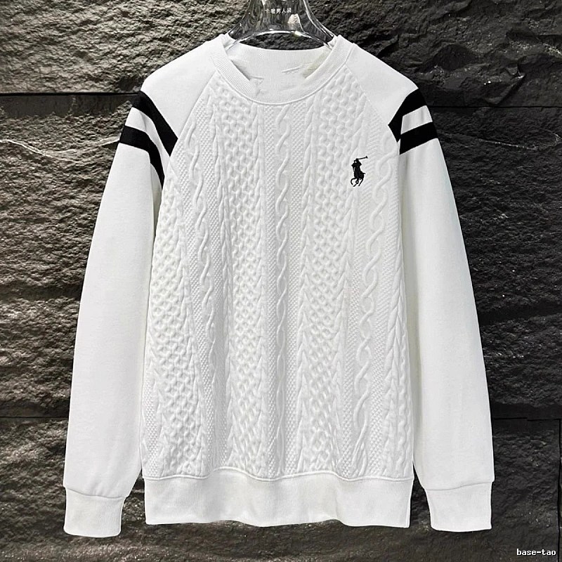 Ralph Lauren knitted retro white sweatshirt