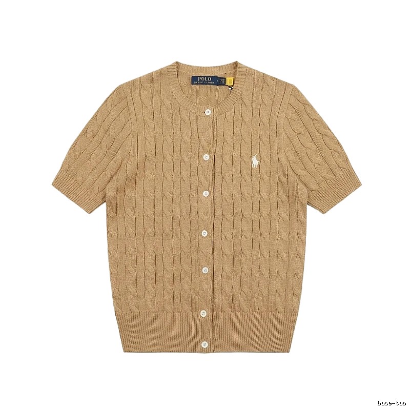 Ralph Lauren Polo Retro Brown Cardigan
