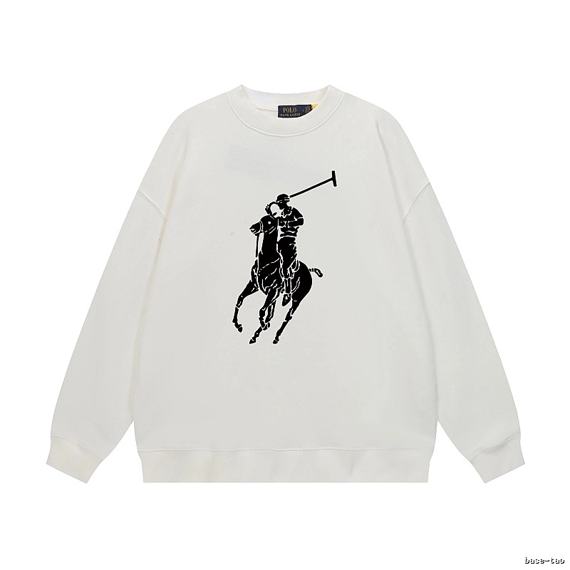 Ralph Lauren Polo Retro Style White Sweatshirt