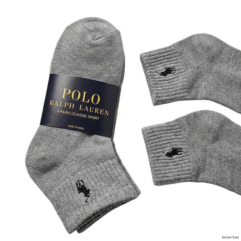 Ralph Lauren Polo Sporty Grey Socks