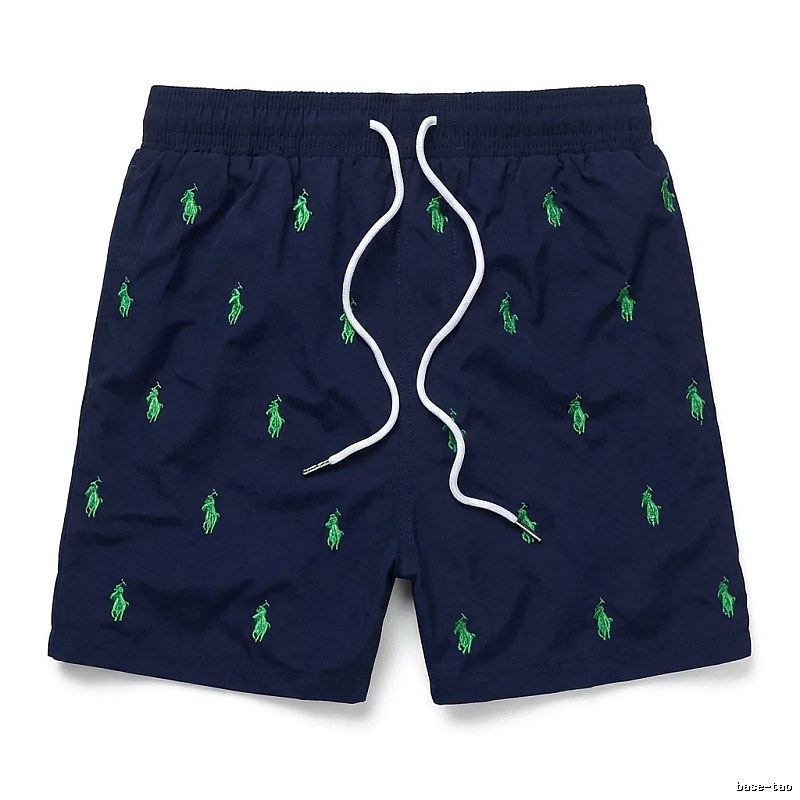 Ralph Lauren retro-style dark blue shorts
