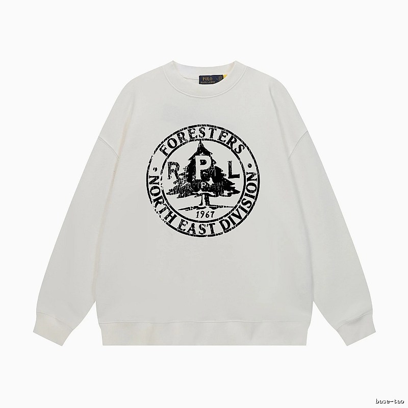 Ralph Lauren retro-style white sweatshirt