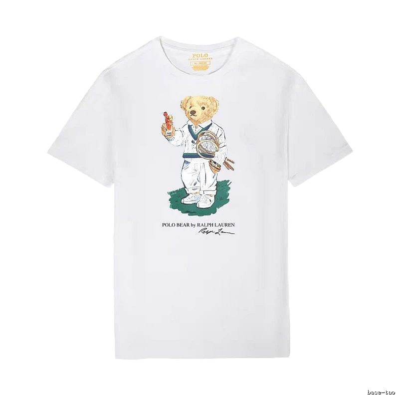 Ralph Lauren Teddy Bear Series White T-shirt