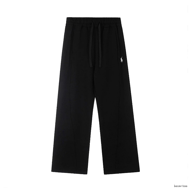 RalphLauren Wide-Leg Casual Pants Travel Edit in Black