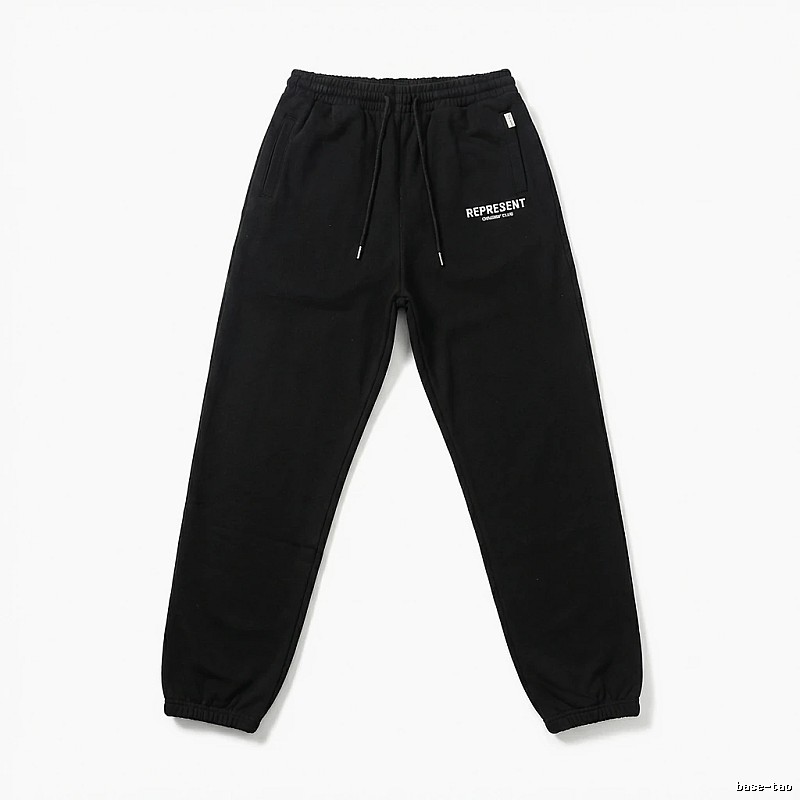 Represent Basic Style Casual Black Sweatpants