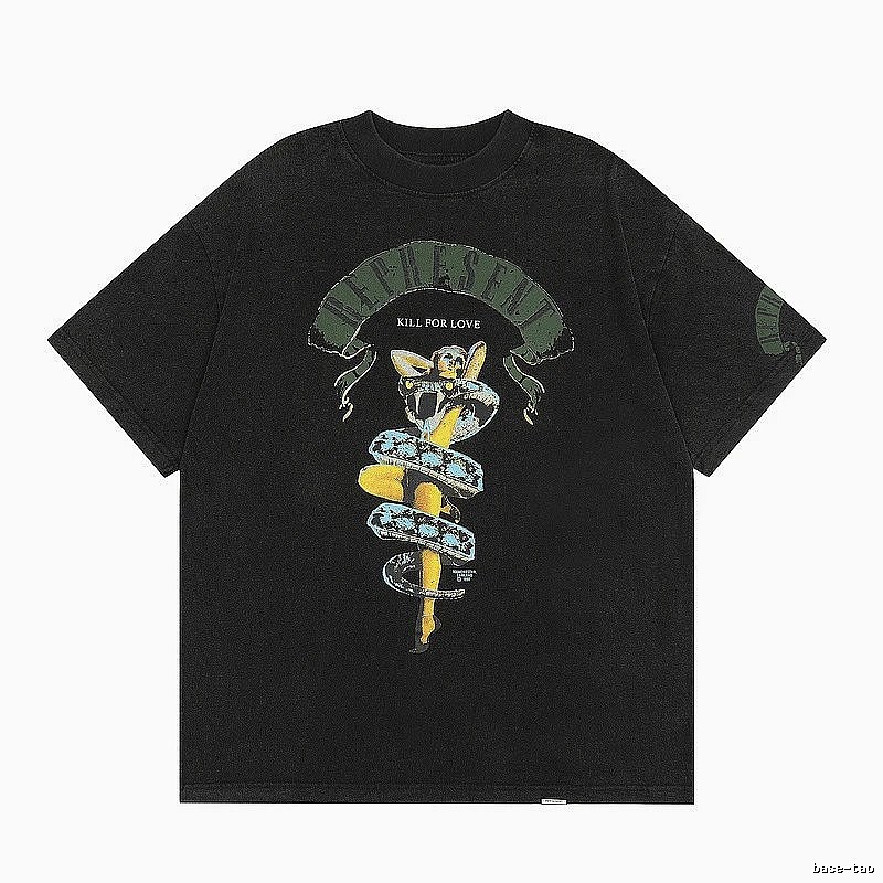 Represent Black Style 833 Owners Club T-Shirt Summer Styling Logo