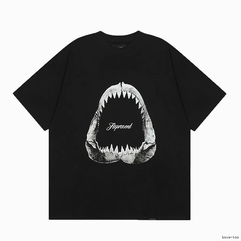 Represent Shark Jaw High Street Black Short Sleeve T-Shirt