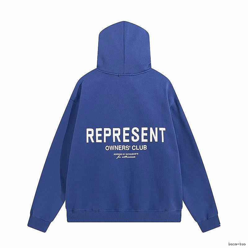 Represent Travel Owners Club hoodie Navy Large Represent with Modern Look