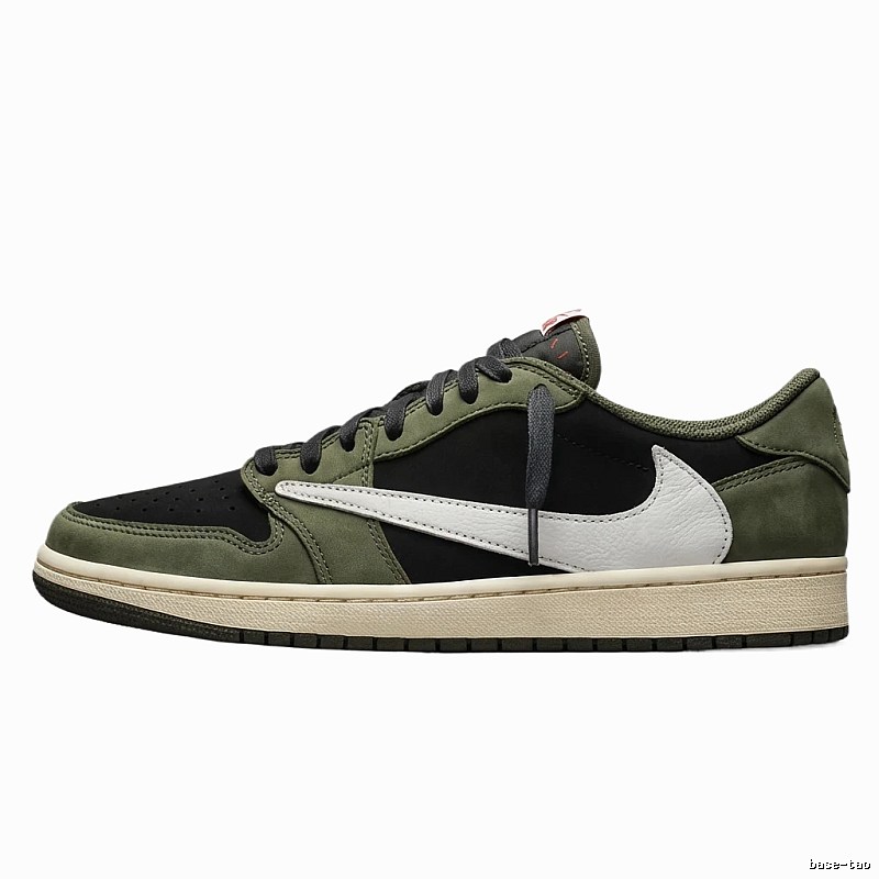 Retro-style olive green of Jordan 1