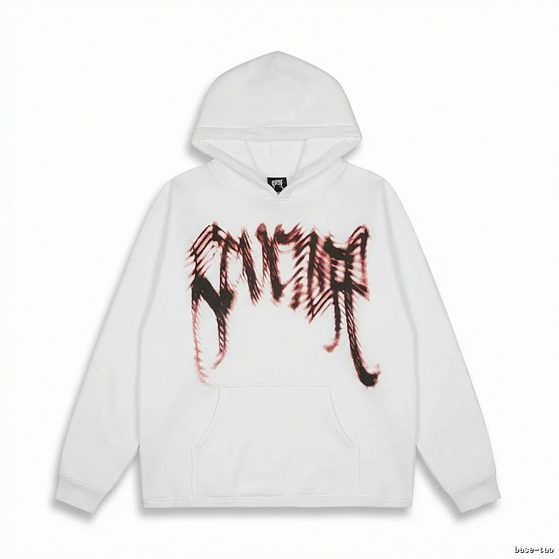 Revenge Gothic Style White Hoodie
