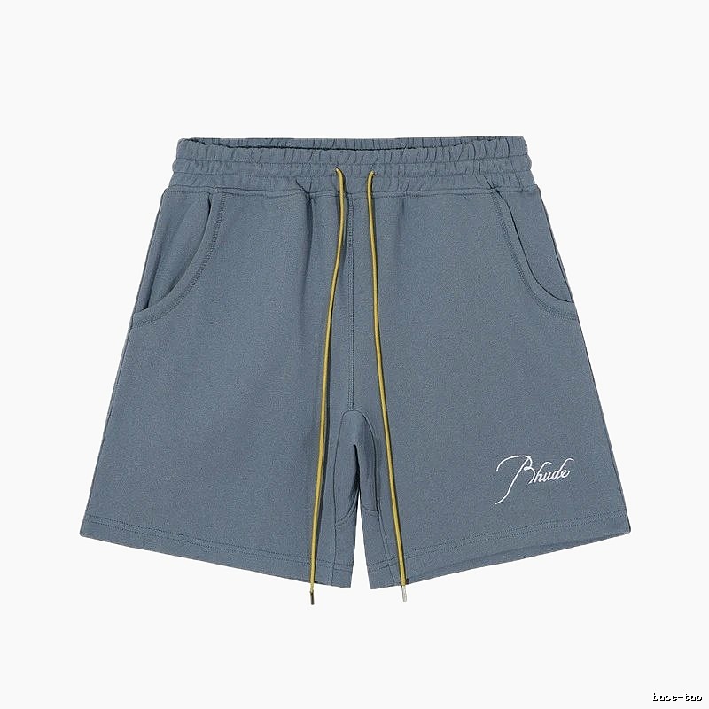 RHUDE casual style gray shorts