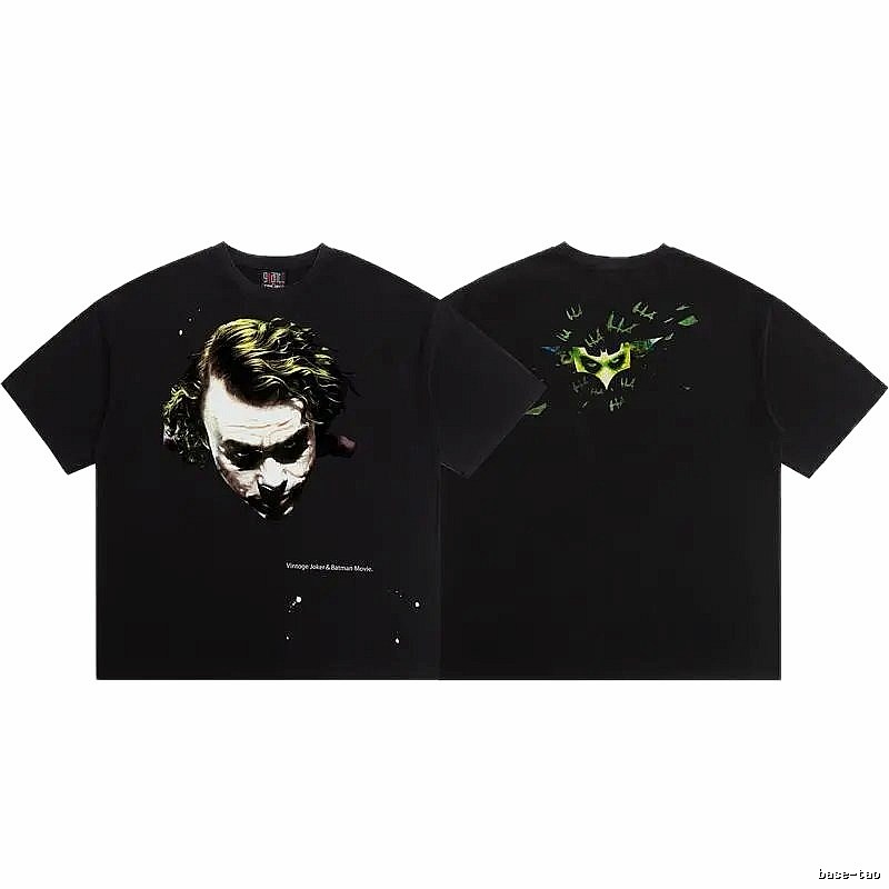SAINT x Joker Co-branded Vintage Black T-Shirt