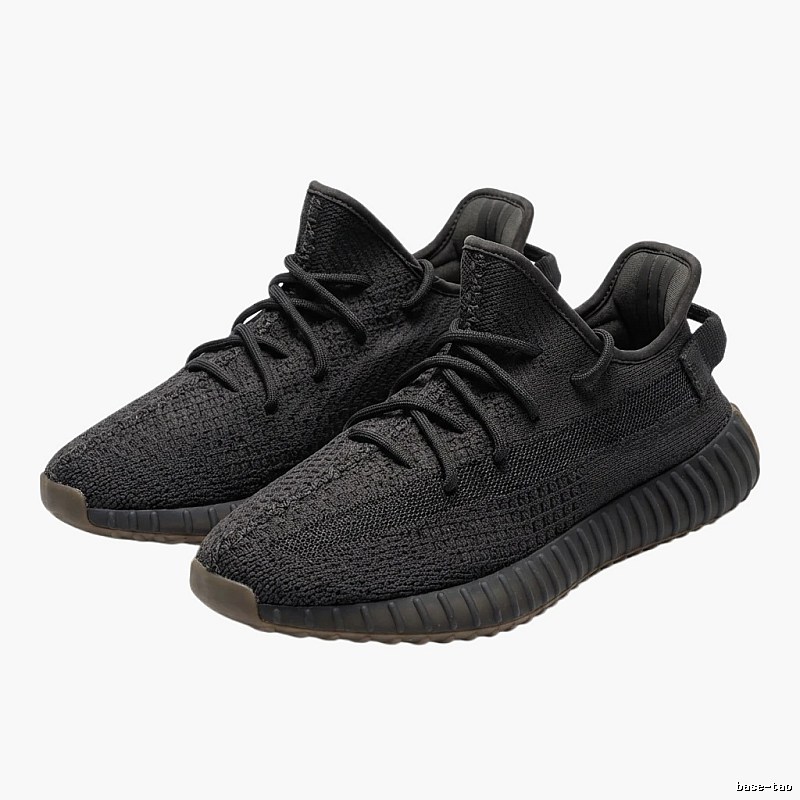 Simple-style black Yeezy 350 shoes