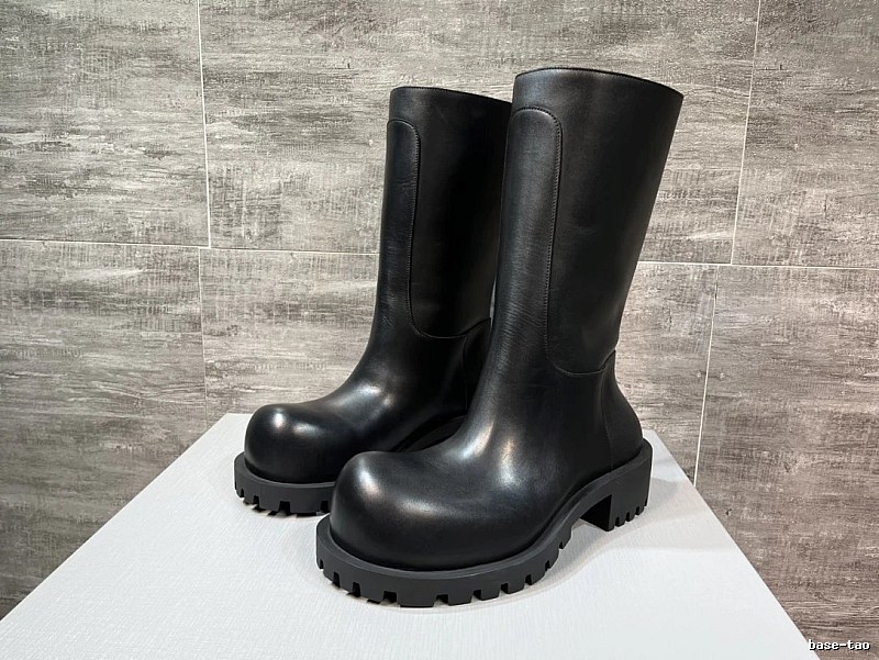 Smooth Black Tall Boot Tall Boot for Daily Rotation