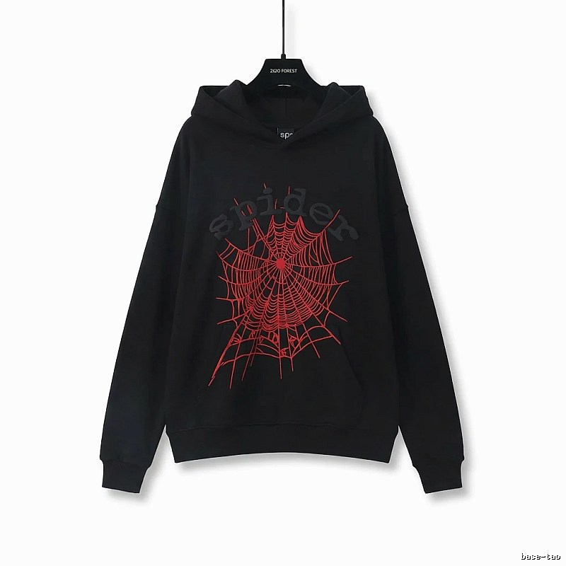 Sp5der cobweb - style black sweatshirt