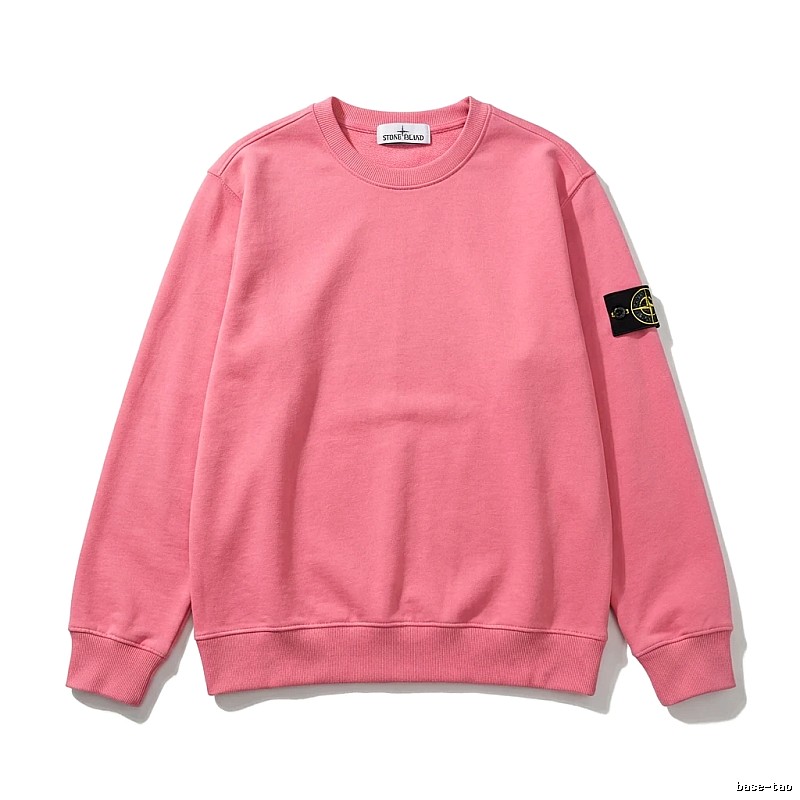 Stone Island basic pink sweatshirt