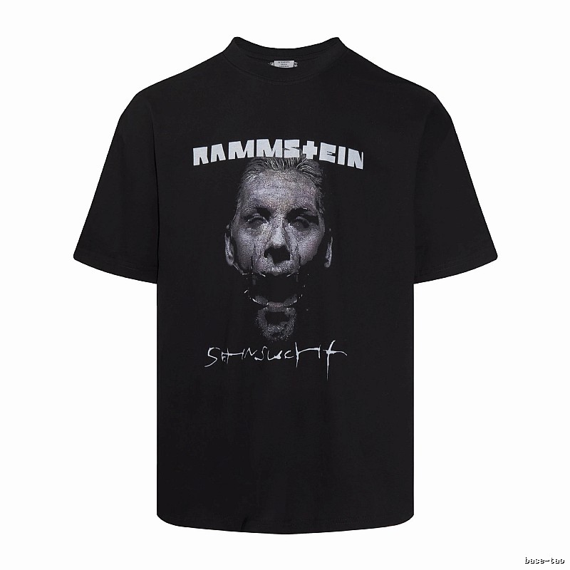 Streetwear Statement graphic T-shirt Black Colorful Lucky with Logo Accent