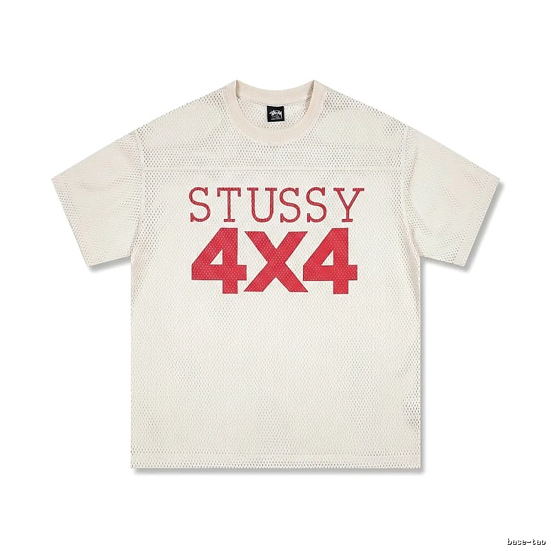 Stussy 4X4 Retro Style White T-shirt