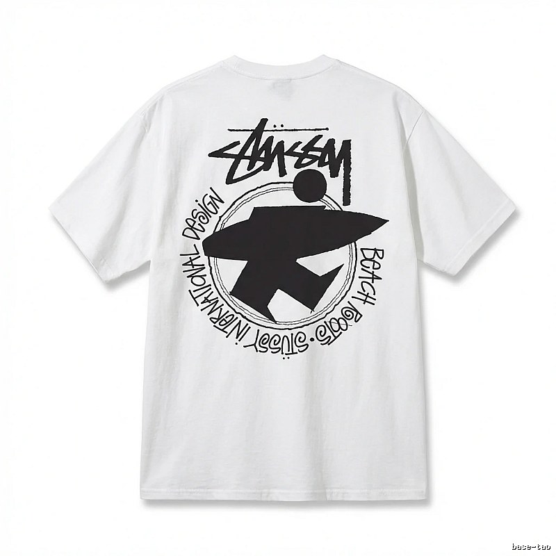 Stussy beach style white T-shirt