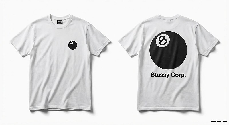 Stussy Billiards Series White T-shirt