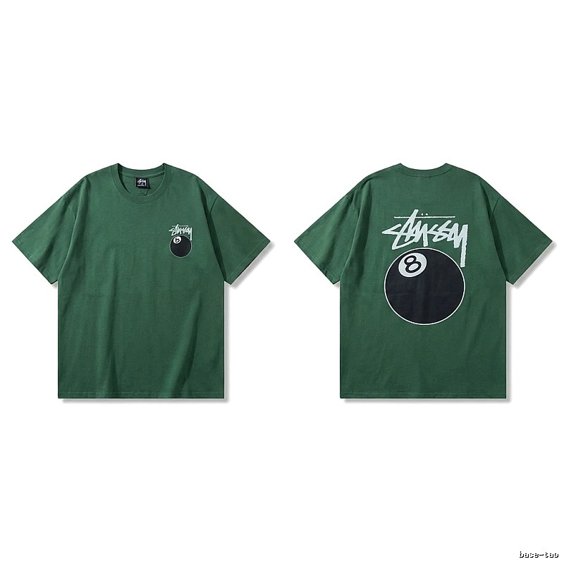 Stussy Black Eight Series Trendy and Cool Style T-shirt