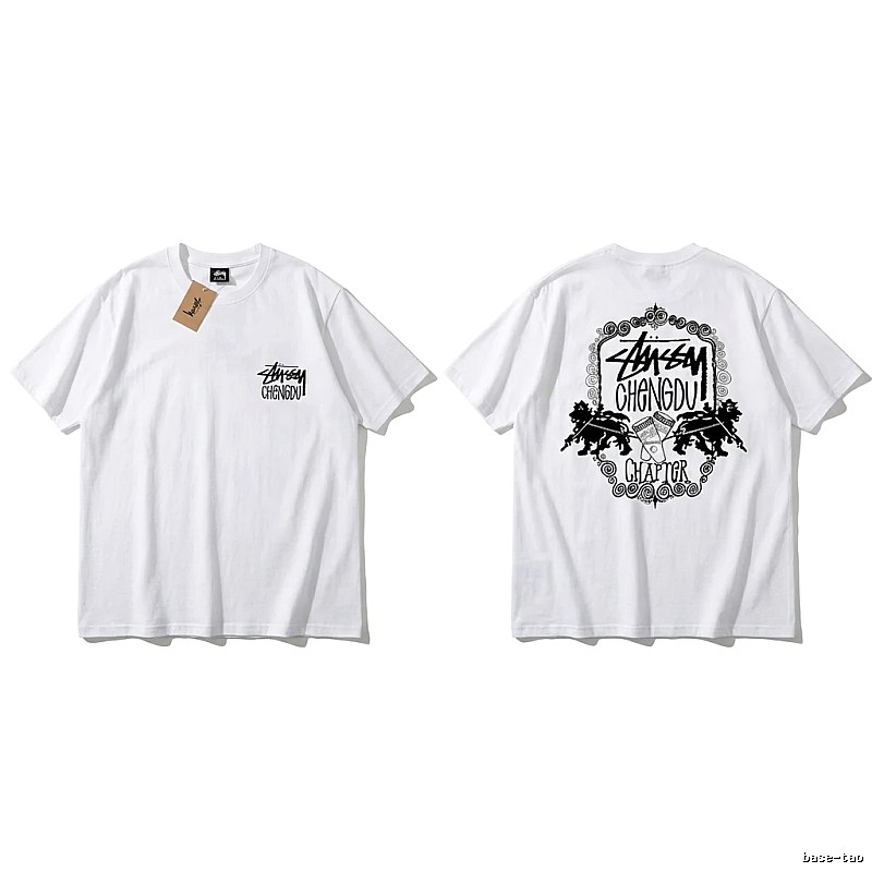 Stussy Chengdu Series Simple White T-shirt