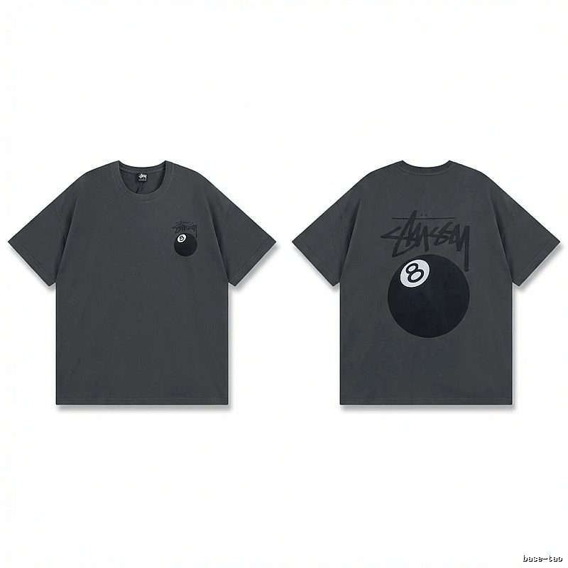 Stussy No.8 Retro Black T-shirt