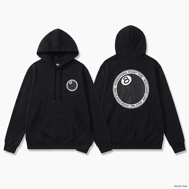 Stussy Tai Chi Style Black Hoodie